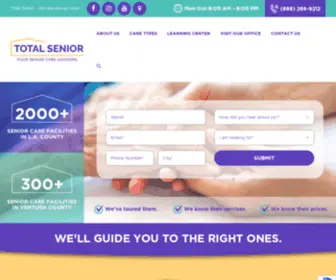 Totalsenior.com(Total Senior) Screenshot