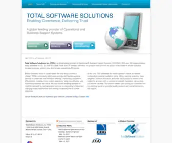 Totalsoftware.com(TSS addresses mobile operator’s need for network monetization) Screenshot