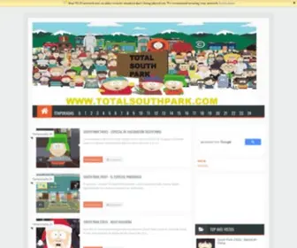 Totalsouthpark.com(YOUR) Screenshot