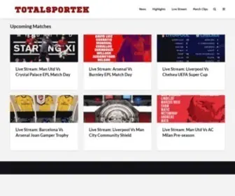 Totalsportek.co.uk(Total Football) Screenshot