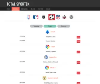 Totalsporteks.net(Total Sportek) Screenshot