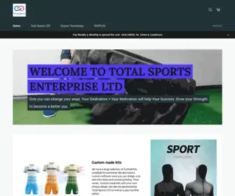 Totalsportsltd.com(The primary aim for total sports) Screenshot