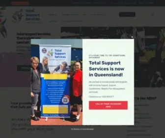 Totalsupportservices.com.au(Disability Support Services) Screenshot