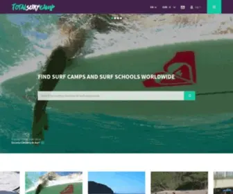 Totalsurfcamp.com(Surf accommodation) Screenshot