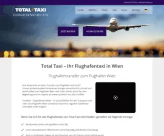 Totaltaxi.at(Flughafentaxi Wien) Screenshot