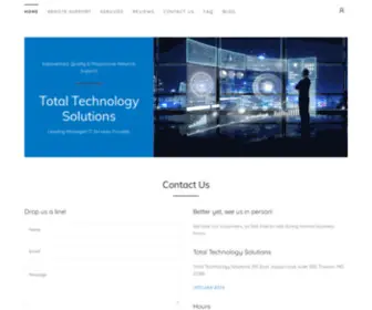 Totaltechmd.com(Managed IT Services) Screenshot