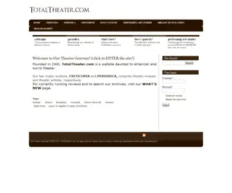 Totaltheater.com(totaltheater) Screenshot