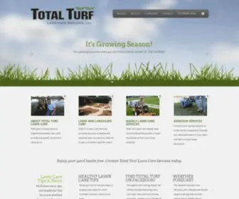 Totalturflawncare.com(Total Turf Lawn Care) Screenshot