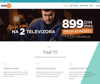 Totaltv-Srbija.rs(Total TV) Screenshot