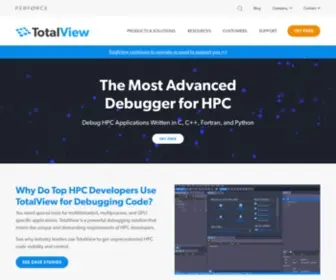 Totalview.io(The Most Advanced Debugger for HPC Computing) Screenshot