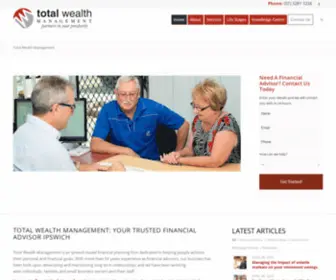 Totalwealth.com.au(Wealth Managers Ipswich) Screenshot