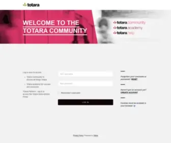 Totara.community(Totara community) Screenshot