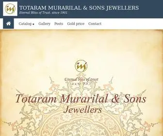 Totarammurarilal.com(Best Jewellery Shops in Hyderabad) Screenshot