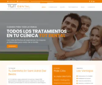 Totdental.com(Clínica Dental en Sant Adrià del Besòs) Screenshot