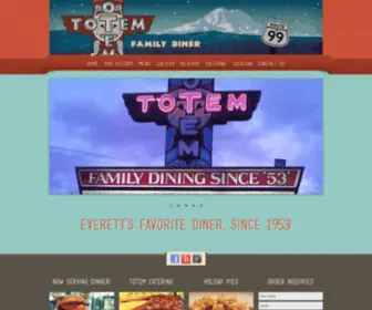 Totemdiner.com(TOTEM FAMILY DINER) Screenshot