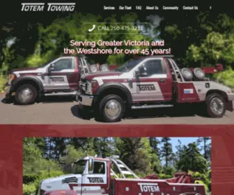 Totemtowing.com(Tow Trucks & Road Assistance Services in Victoria) Screenshot