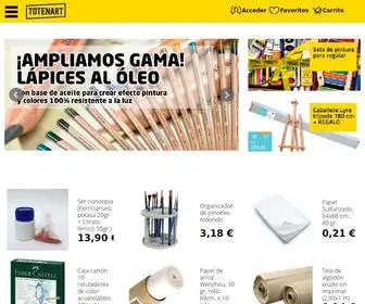 Totenart.com(Tienda Online material Bellas Artes y Manualidades) Screenshot