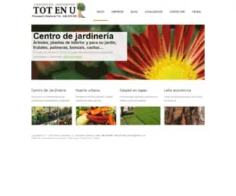 Totenu.com(Centro de Jardinería en Picassent) Screenshot