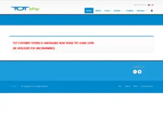 Totepayment.com(TOT-Payment Gateway) Screenshot