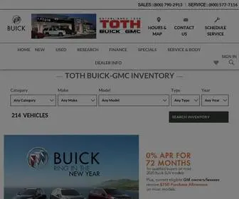 Tothakron.com(Toth Buick GMC) Screenshot