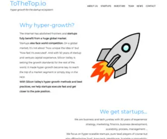 Tothetop.io(Startup) Screenshot