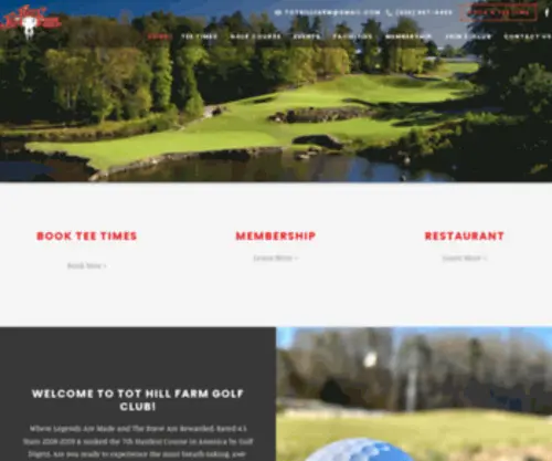 Tothillfarm.com(Pinehurst Area Golf) Screenshot