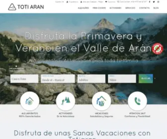 Totiaranalquilerbaqueira.com(Ofertas) Screenshot