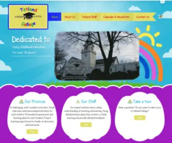 Totlandpreschool.org(Serving Braintree Weymouth & Quincy MA) Screenshot