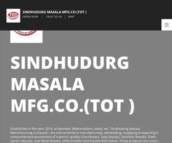 Totmasala.com(SINDHUDURG MASALA MFG.CO.(TOT ) in Mumbai) Screenshot