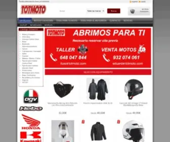 Totmoto.com(Tot Moto Tienda online para la moto y el motorista) Screenshot