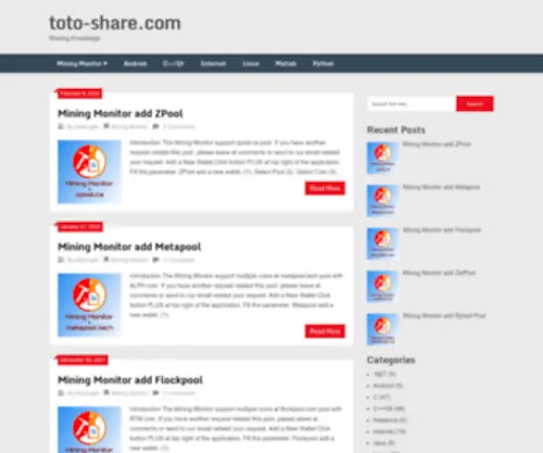 Toto-Share.com(Sharing Knowledge) Screenshot