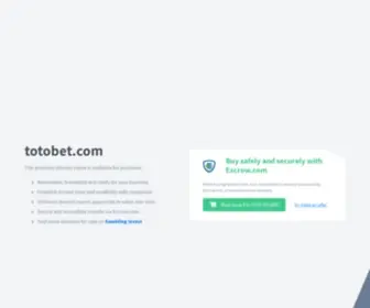 Totobet.com Screenshot