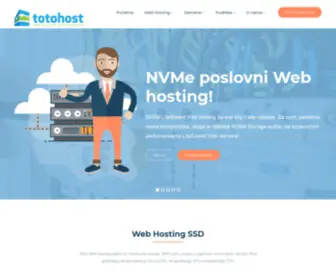 Totohost.com(Web hosting tvrtka) Screenshot