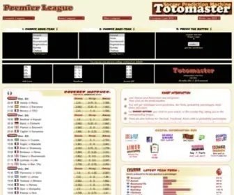 Totomaster.com Screenshot