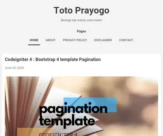 Totoprayogo.com(Toto Prayogo) Screenshot