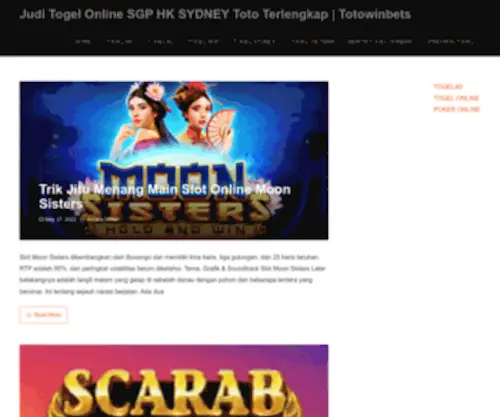 Totowinbets.com Screenshot