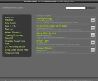 Totowinner.com(totowinner) Screenshot