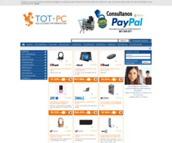 Totpcsolucionesinformaticas.es(TOT PC Soluciones Informáticas) Screenshot