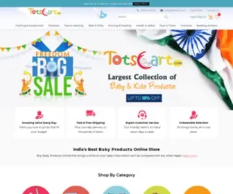 Totscart.com(Baby Shop) Screenshot