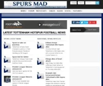 Tottenhamhotspur-Mad.co.uk Screenshot