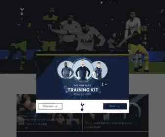 Tottenhamhotspur.com(Official Spurs Website) Screenshot