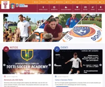 Tottisoccerschool.it(Totti Soccer School) Screenshot