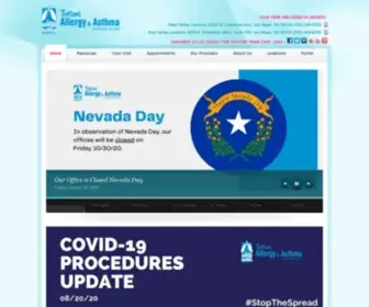Tottoriallergy.com(Tottori Allergy & Asthma Associates) Screenshot