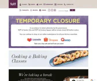 TottStore.com(Kitchenware Shop Singapore) Screenshot