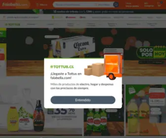 Tottus.cl(Supermercado Tottus) Screenshot