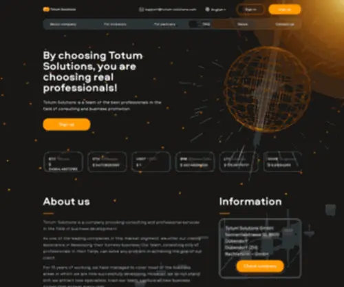 Totum-Solutions.com(Totum Solutions) Screenshot