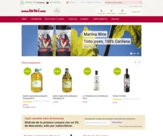 Totvi.com(Vinateria Tot Vi (Todo vino) Compra online de vinos) Screenshot