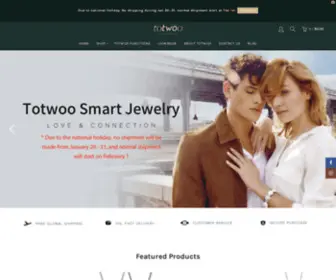 TotwooGlobal.com(Totwoo Smart Jewelry) Screenshot