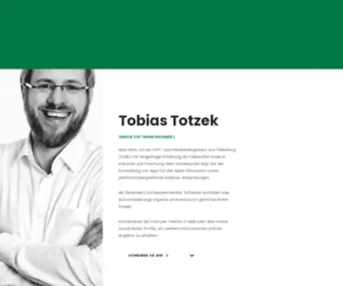 Totzek.me(Senior Software Engineer) Screenshot