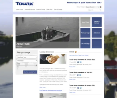Touax-River-Barges.com(Floating crane...)) Screenshot